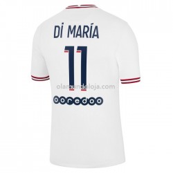 Camisola Paris Saint-Germain Di Maria 11 Equipamento Quarto 2021-2022 Manga Corta